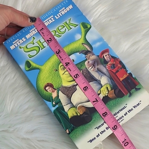 Vintage Y2K 2001 Original Shrek VHS Cassette Tape XL 1st Release Box Limited Edt - Picture 13 of 13